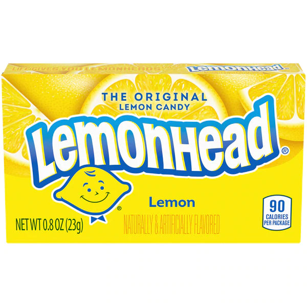 Lemonhead Lemon Candy 8 Oz Box Sweet Escapes